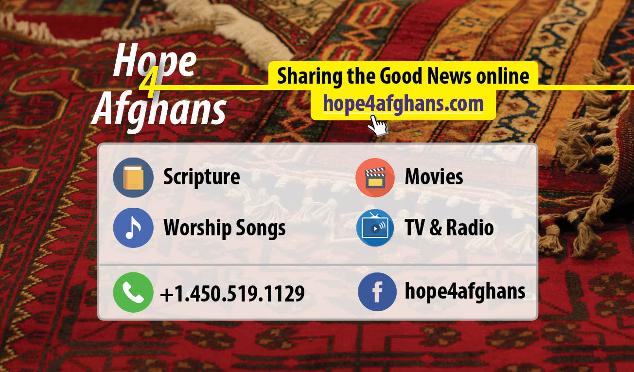 Hope4Afghans cards - 250 Pashto/English