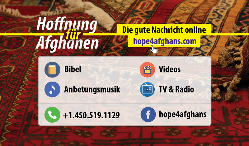 Hope4Afghans cards - 250 German/Pashto